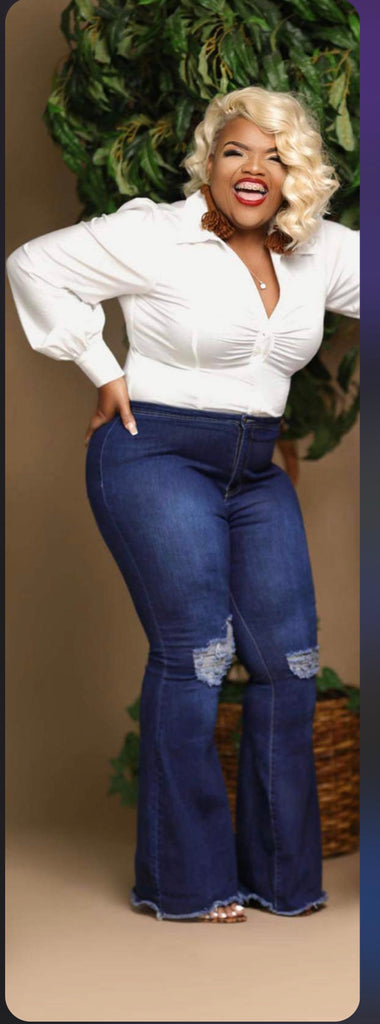 Dark Denim Bell Bottom