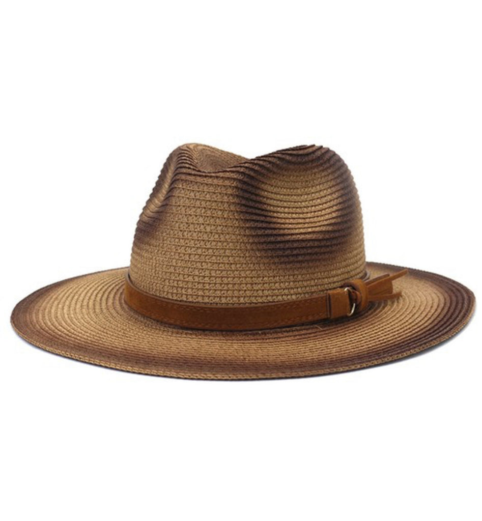 Khaki Coffee Straw Hat