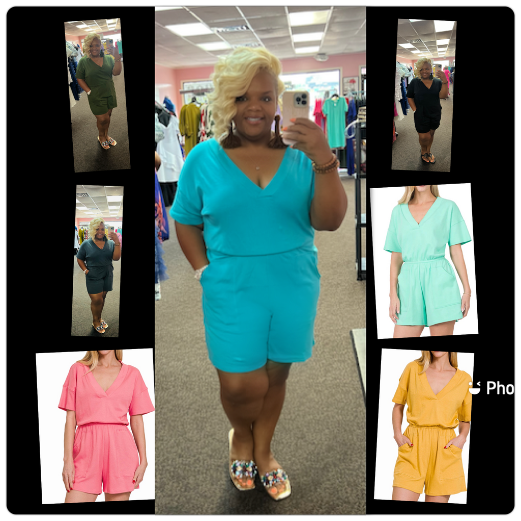 Rompers(Plus Size)