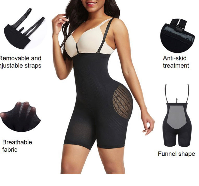 Conturve High Waisted Body Shaper Shorts Shapewear for Women Tummy Control  Thigh Slimming with Flexible Boning Technology : : Clothing, Shoes